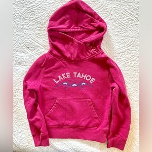 Girls Lake Tahoe 🏖️ hooded sweatshirt pink